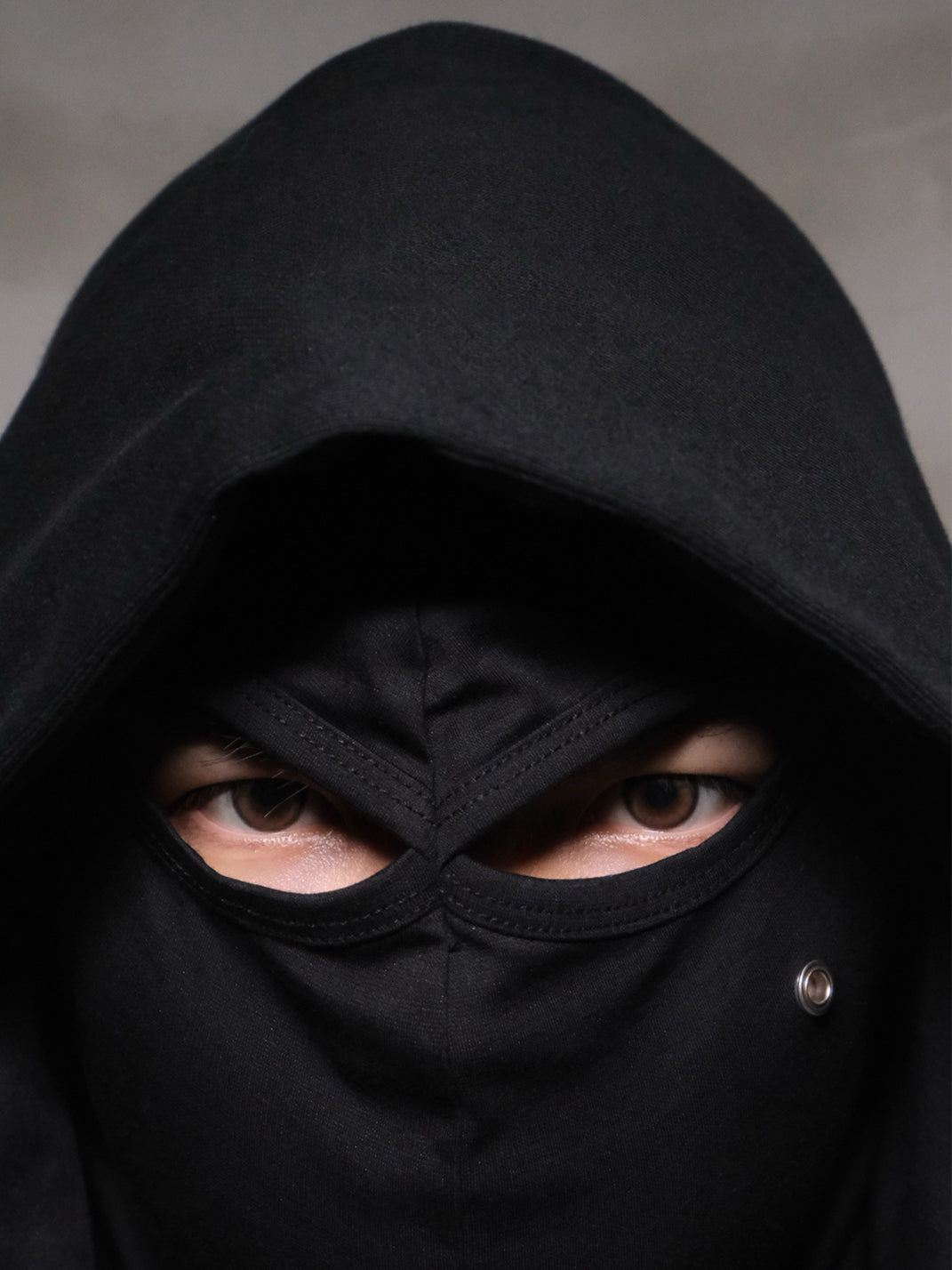 BE A DEVIL丨Embroidered Slogan Mask Oversized Hoodie - PSYLOS 1, BE A DEVIL丨Embroidered Slogan Mask Oversized Hoodie, Hoodie, BE A DEVIL, PSYLOS 1